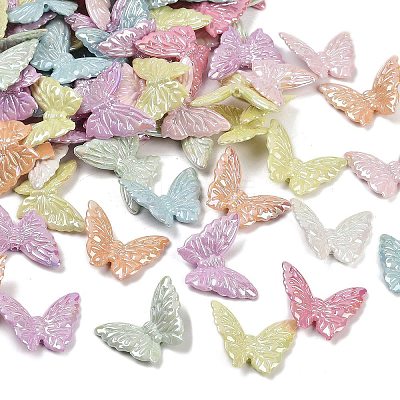 UV Plating Opaque Acrylic Beads MACR-L007-02C-1