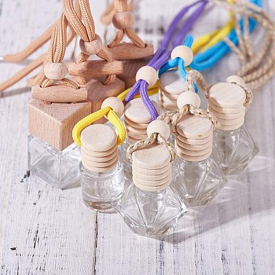 Glass Pendant Decorations HJEW-PH0001-05-1