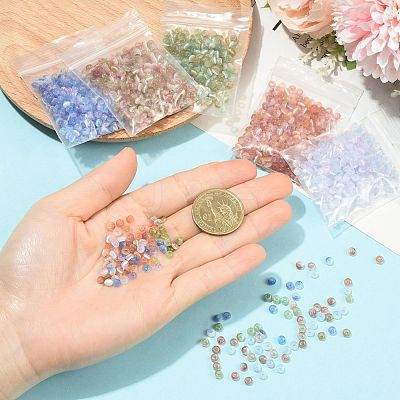 438Pcs Imitation Cat Eye Glass Seed Beads SEED-FS0001-47D-1