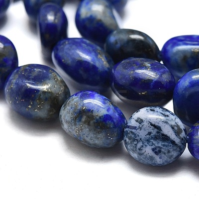 Natural Lapis Lazuli Beads Strands G-O186-B-17-1