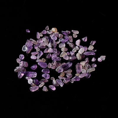 Natural Amethyst Chip Beads G-M364-12A-1