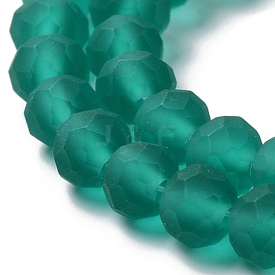 Transparent Glass Beads Strands EGLA-A044-T1mm-MD18-1