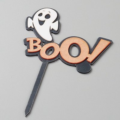 Acrylic Ghost Cake Insert Card Decoration DIY-H109-20-1