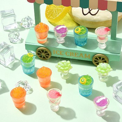 30Pcs 5 Styles Resin Display Decorations DJEW-CJ0001-15-1