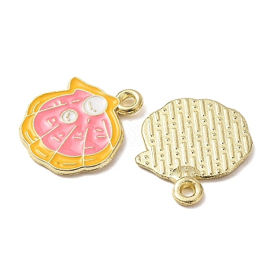 Ocean Alloy Enamel Pendants ENAM-B041-01C-1