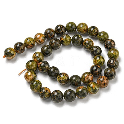 Natural Bumblebee Jasper Beads Strands G-P544-A03-02-1