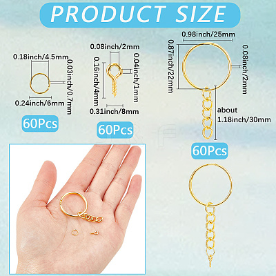 DIY Jewelry Making Findings Kits DIY-SP0004-16G-1