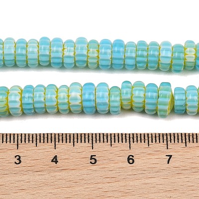 Handemade Millefiori Lampwork Beads X-LAMP-D009-01A-07-1
