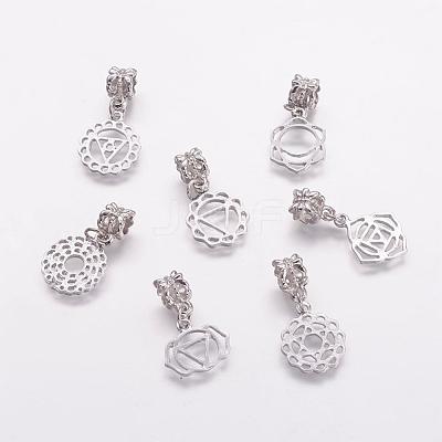 Alloy European Dangle Charms PALLOY-E436-B-P-1