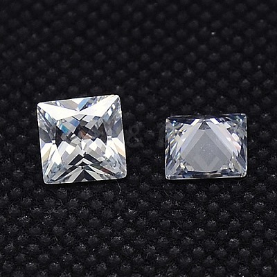 Cubic Zirconia Cabochons ZIRC-M004-6x6mm-007-1