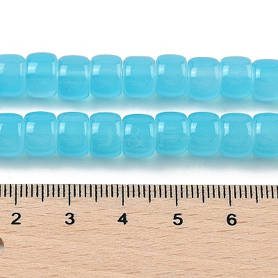 Baking Plating Glass Beads Strands X1-GLAA-H036-01G-1