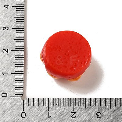 Opaque Resin Imitation Food Decoden Cabochons CRES-A058-02E-1
