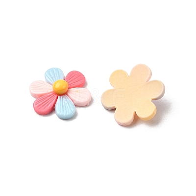Opaque Resin Cabochons RESI-K046-06-1