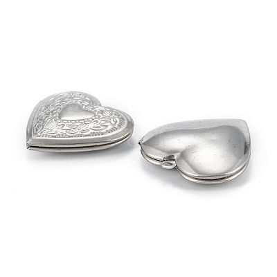 Non-Tarnish 316 Surgical Stainless Steel Locket Pendants X-STAS-C026-01P-1