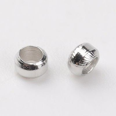 Brass Crimp Beads E002-1