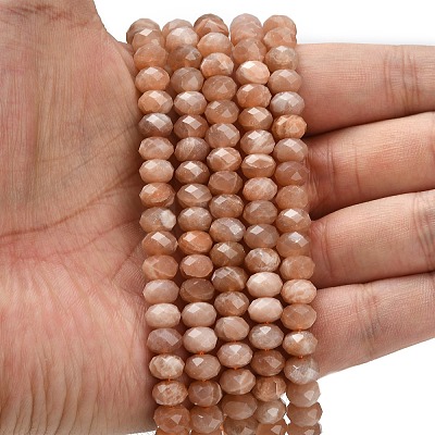 Natural Sunstone Beads Strands G-Z111-A30-1