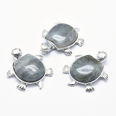 Natural Labradorite Pendant G-G759-B07-1