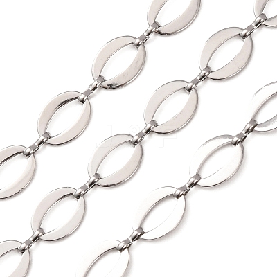 304 Stainless Steel Oval Link Chains SA-CBAE0F2-05P-1