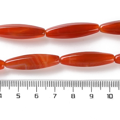 Natural Agate(Dyed & Heated) Beads Strands G-M446-A01-01B-1