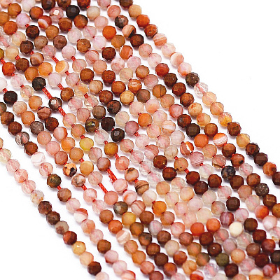 Natural Carnelian Bead Strands G-G914-2mm-29-1