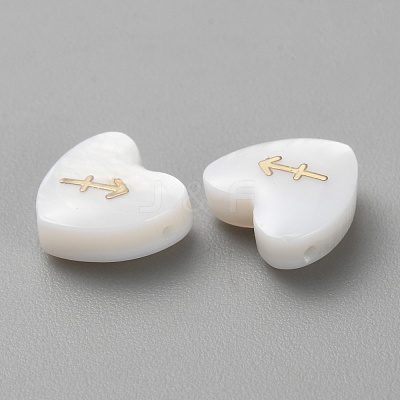 5Pcs Natural White Shell Beads BSHE-TAC0004-02K-1
