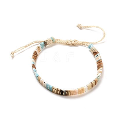 Cotton Ethnic Tribal Braided Bracelet BJEW-A099-02-1