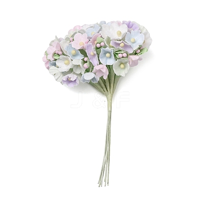Cloth & Paper & Iron Artificial Mini Flower Bouquet for DIY Crafts FB-CBA59DF-02C-1