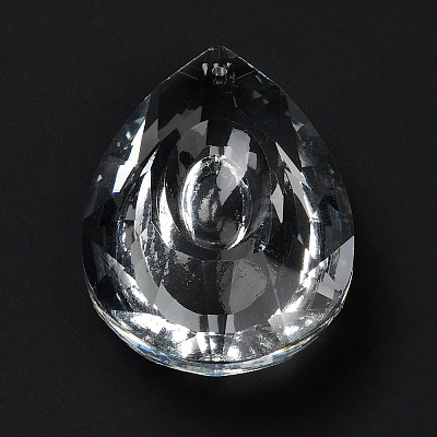 Transparent Glass Pendants GLAA-R223-03F-1
