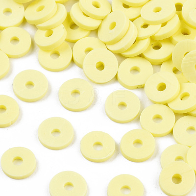Handmade Polymer Clay Beads CLAY-R067-6.0mm-B23-1