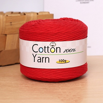 Medium Worsted Cotton Yarn PW-WG62944-19-1