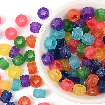 100Pcs Transparent Plastic Beads KY-YW0002-11-1