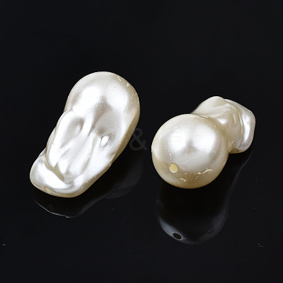 ABS Plastic Imitation Pearl Beads KY-T023-032-1