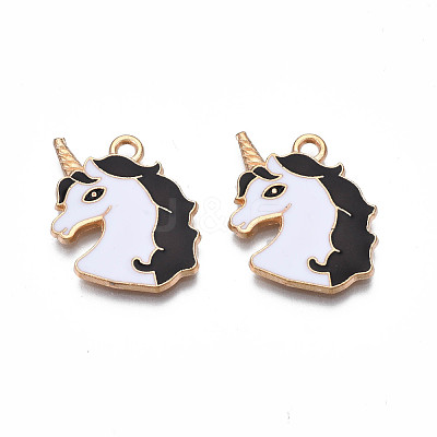Alloy Enamel Pendants ENAM-S130-20A-1