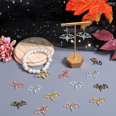 60Pcs 5 Colors Alloy Pendants FIND-SC0007-26-1