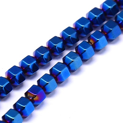 Electroplate Non-magnetic Synthetic Hematite Beads Strands G-I095-M-1