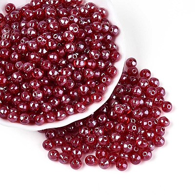Opaque Colours Glass Seed Beads SEED-N007-34E-1