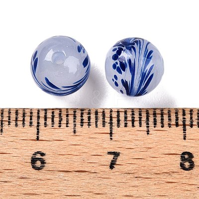 Handmade Lampwork Beads LAMP-T023-03B-05-1