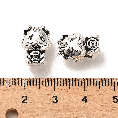 Tibetan Style Alloy European Beads FIND-C043-040AS-1