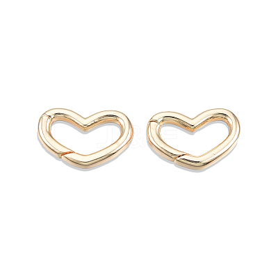 Brass Spring Gate Rings KK-N232-443LG-1