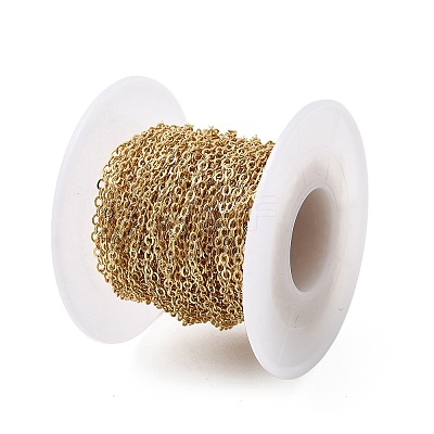 Brass Cable Chains CHC-L037-04G-1