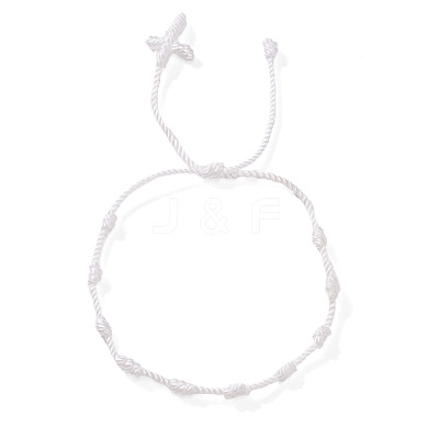 Bohemian Knotted Braided Nylon Cord Bracelets UQ5107-11-1