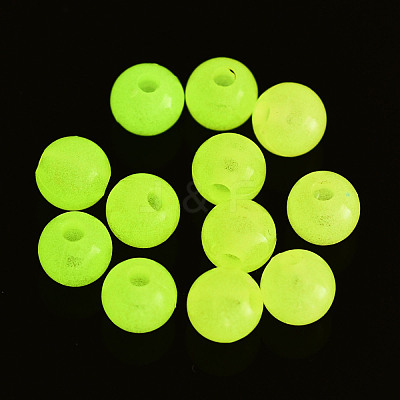 Luminous Acrylic Beads MACR-N008-25D-6MM-1