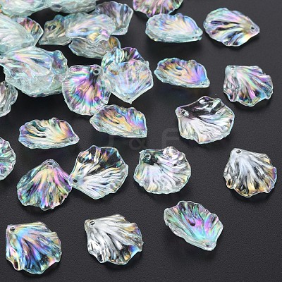 Transparent Acrylic Pendants MACR-S373-73-C05-1