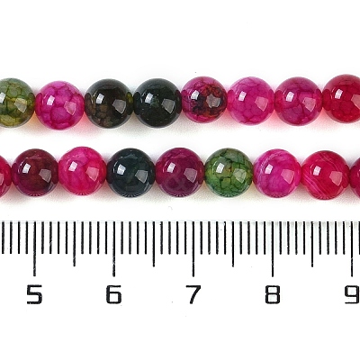 Natural Striped Agate/Banded Agate Beads Strands G-Z060-A01-A17-1