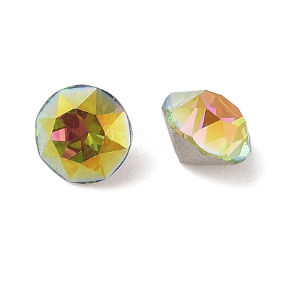 Glass Rhinestone Cabochons RGLA-L029-09A-VRLA-1
