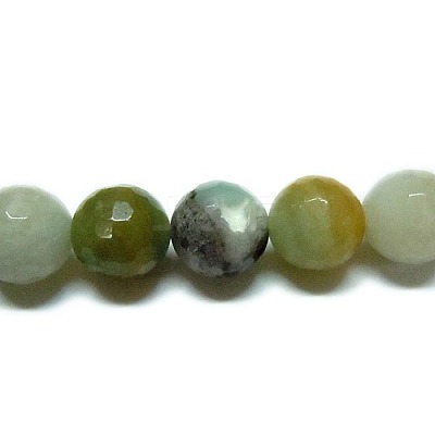 Natural Flower Amazonite Beads X-G-H1431-1-1