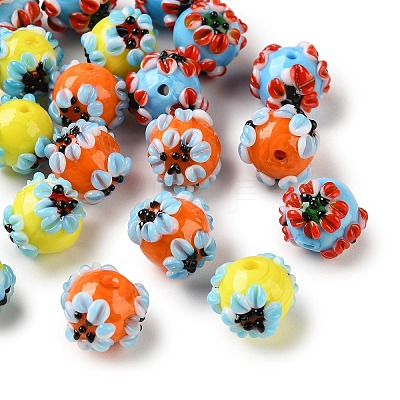 Handmade Lampwork Beads LAMP-F047-02-1