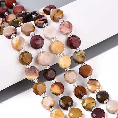 Natural Mookaite Beads Strands G-B153-A19-1