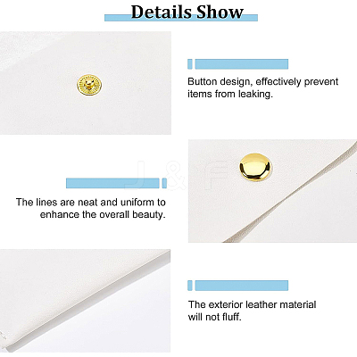 PU Imitation Leather Jewelry Storage Bags ABAG-WH0032-35B-1
