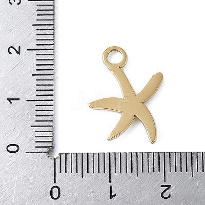 304 Stainless Steel Pendants STAS-G353-03G-03-1